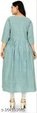 Designer cotton flared doubleline dress for women, girls