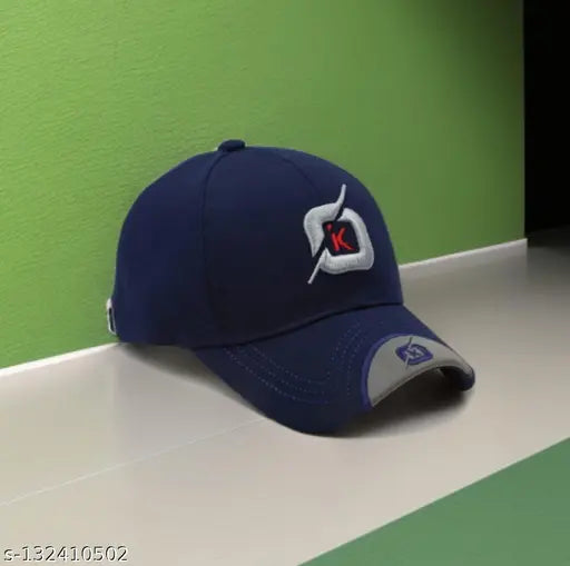Synthetic embroidered net baseball cap, sporty design from India