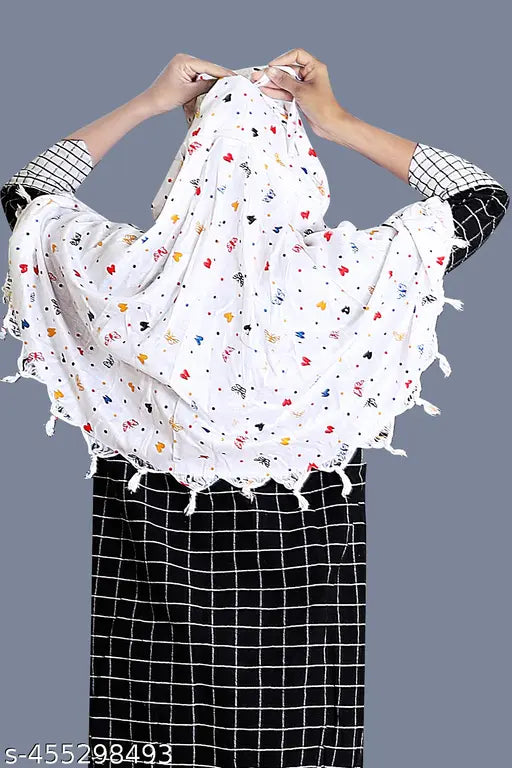 Soft Export Quality Cotton Fabric Scarf Cum Mask, Light Weight, Breathable, Soft Fabric Multipurpose Use As Head, Face Or Neck Scarves Or Shoulder Wraps
