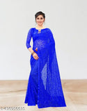 Gorgeous Rasal Net saree 307, embellished blouse, perfect for any function or event, free size, Indian origin" (124 characters)