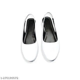 Synthetic slip-on ballerinas by BALLYFOOTS, ideal for regular wear and contemporary style