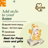 High-quality polyresin Shiva statue, 6x5x8 cm, Shiva Parivar Murti on display