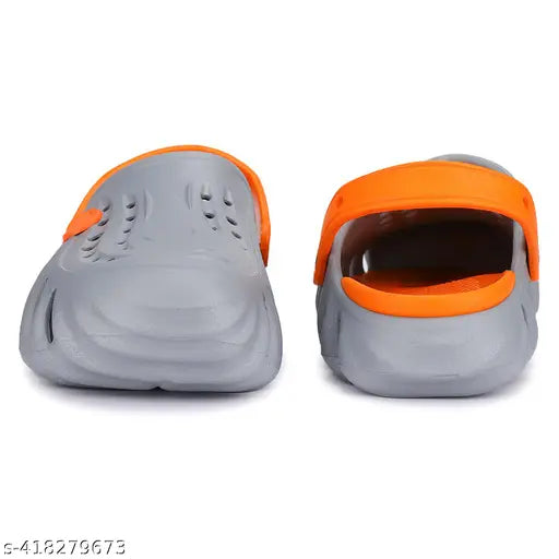 Orange and black lightweight casual bersache children's sandal