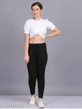 jeggings black colour pocket