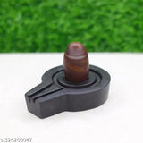 Narmadeshwar Shivling, natural Narmada stone, multi-colored, 15 inch tall, Indian origin