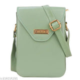 Light blue satin crossbody sling bag