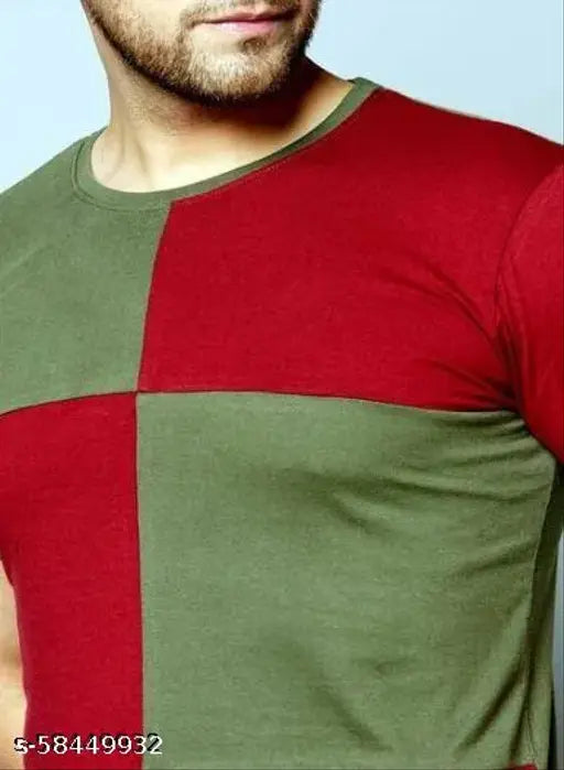 BET Branded Colorblocked Short Sleeve Premium Cotton T-Shirt, Made in India