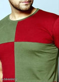 BET Branded Colorblocked Short Sleeve Premium Cotton T-Shirt, Made in India