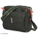 Nylon unisex sling bag combo pack, cross body bag, multipurpose hand bag for men and women, one sided bag, office bag, washable travel sling bag pack of 2