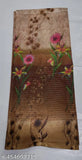 Fancy traditional Bollywood designer saree with intricate embroidery and paisley pattern