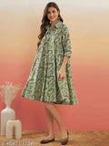 Jollity Women Rayon 34 Sleeve Collared Kurta, Indian fashion style