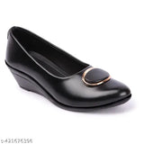 Synthetic leather bellies party shoes for women - Comfortable, cushioned, hand-stitched ballerinas with sole grip and flexible design