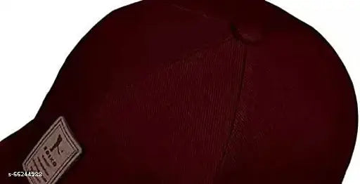 Modern men's caps set, 2 adjustable EDIKO cotton hats, solid pattern, suitable for parties, weddings, casual or formal occasions, made in India