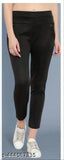 BlackBlueWhite Lycra jeggings combo pack for women, solid net pattern with practical pockets for workwear elegance