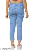 Light printed denim jeggings for women, stylish fit and quality craftsmanship