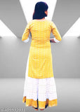 Cotton blend casual kurta set, three-quarter sleeves, printed net pattern for boys aged 12-14 years, India origin