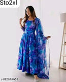 Georgette three-quarter sleeve printed net bodycon wine tone dress, machine washable women's fashion - Indian origin
