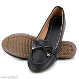 PU black loafers for women - two soft, stylish, comfortable slip-ons by Indian brand