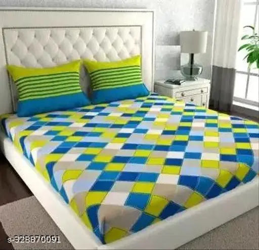 cotton double bed bedsheet
