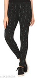 Free size printed net cotton blend jeggings by SHAUN, women's fashion from India