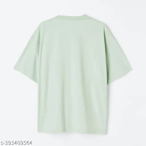 VEROCONIC branded oversized loose fit printed t-shirt for women, men unisex