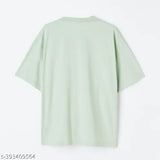 VEROCONIC branded oversized loose fit printed t-shirt for women, men unisex