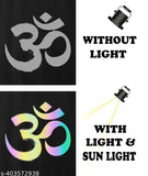 Black cotton blend Shiva Om print T-shirt for Men, featuring short sleeves and round neck. Perfect for casual and sporty use, celebrating Mahakal and Kawad Yatra heritage. Made in India