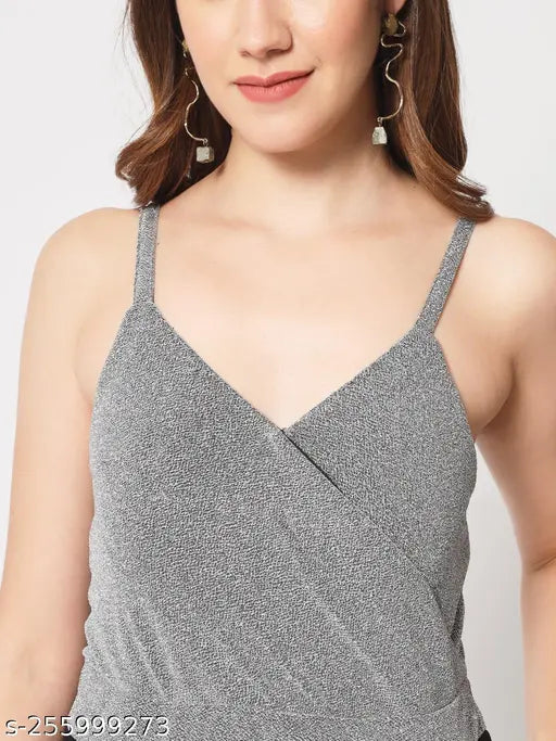 Embellished net Lycra jumpsuit for women's western wear, trending gliter jumpsuit on mannequin (Size S: Bust 35in, Length 53in, Waist 30in)