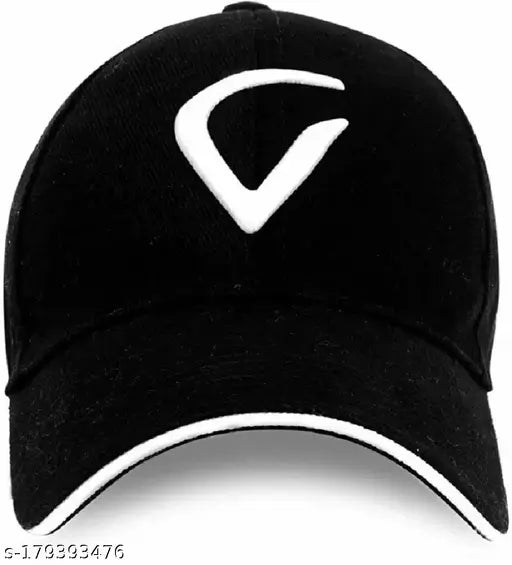 Embroidered cotton cap and king bracelet set for men & boys, Indian-crafted Virat style baseball cap with matching bracelet