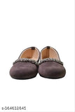 PU ballerinas - Bootify Partywear Ghunghroo Belli BT05, Indian-made solid party footwear with slip-on fastening