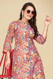 Polyester cord set, rough and tough palazzo set with three-quarter sleeves, Indian-made fabric for versatile wear