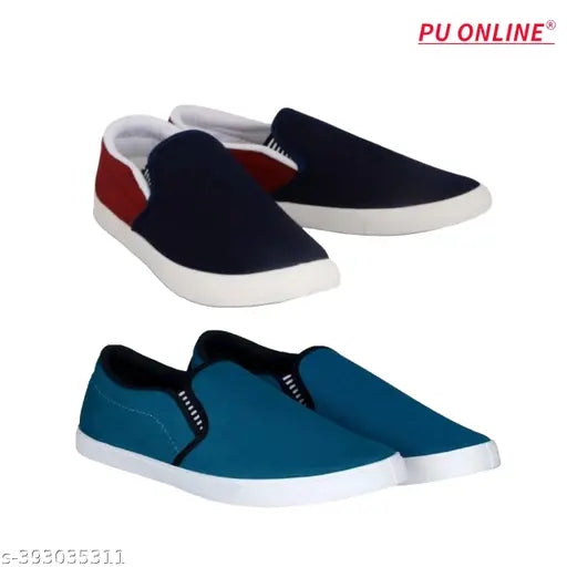 PU ONLINE men's cotton-soled PVC sports Loffer running shoes, stylish, comfortable, breathable, slip-resistant