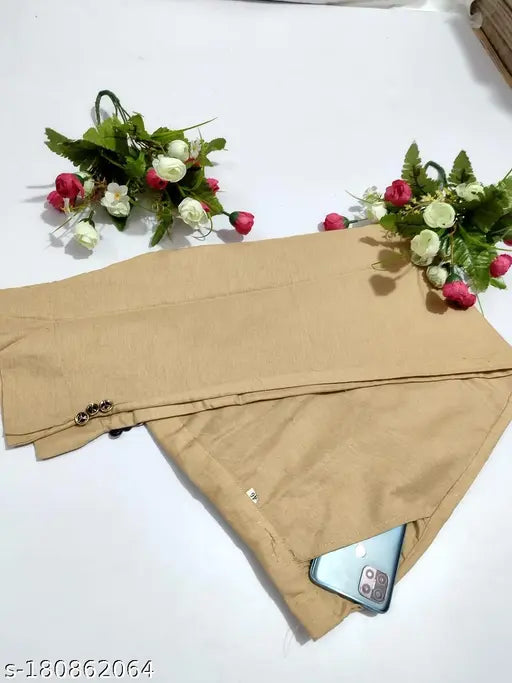 Khaki women's cotton pants