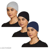 Cotton skulls cap with adjustable strap