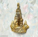 Golden 16cm Tirupati Balaji Sri Venkateswara idol, decorative home temple gift item