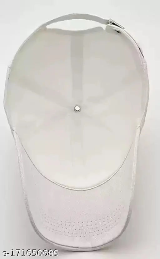 Self Design cotton baseball cap combo with black wayfarer sunglasses and mask, white led band - Men & Boys special offer set from India