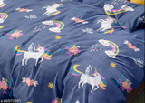 Poly cotton net double bed duvet cover with zipper (90x100), enhances rajai/quilt beauty, easy maintenance, Indian origin