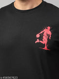 Men's cotton oversize GARMIN t-shirt, solid color, short sleeves, relaxed fit, ideal for casual wear