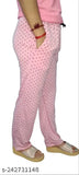 Pure cotton printed pyjamas for women or girls