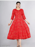 Red rayon lehenga dress kurta, traditional Indian attire