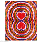 Abstract tie-dye pure cotton king size bedsheet & pillow covers in multiple colors, Qadri Impex