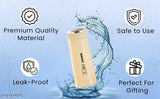 Premium Nice Print Glass Water Bottle with Food grade Plastic - 400ml | Glass Bottle | Leak Proof | BPA Free | For School or College | Easy to carry | Blue | Pack of 4