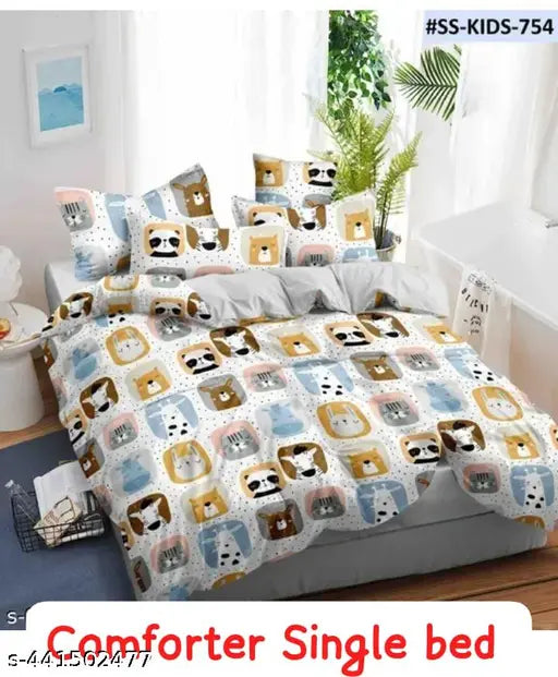 Cotton double bed comforter, Shree Raghav's - best for beautiful rooms, hand-washable