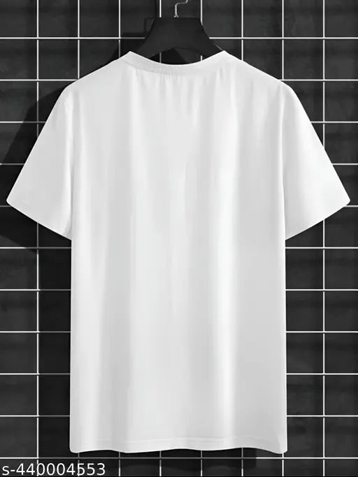 Stylish round neck goat printed polyester t-shirt featuring Sidhu Moosewala slogan, best for men's summer streetwear under 209 INR