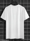 Stylish round neck goat printed polyester t-shirt featuring Sidhu Moosewala slogan, best for men's summer streetwear under 209 INR