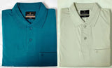 Airforce grey slim-fit half sleeve cotton blend t-shirt with pocket, premium lightweight, solid colour