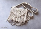 Macramé premium cotton handmade sling crossbody bag, adjustable strap, shoulder bag, gift bag