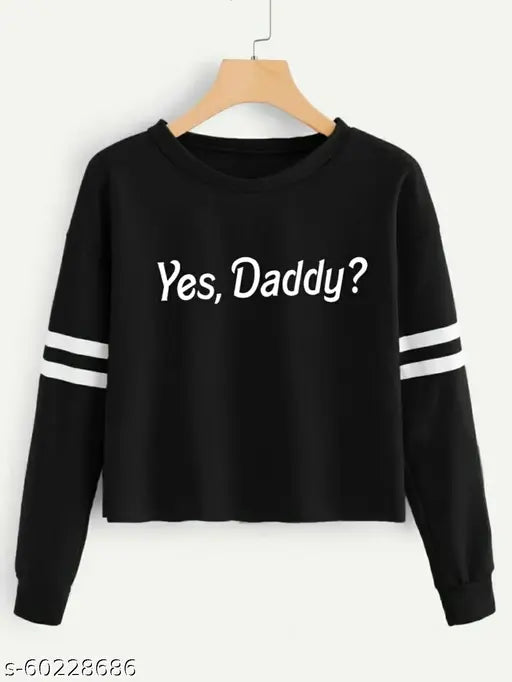 Pretty Fabulous Women's Cotton Blend Long Sleeve T-Shirts (PACKUP 1), Indian made, printed pattern