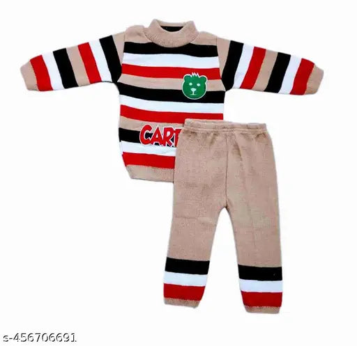 Soft & cozy APNA collection kids pullover sweater, wool, colorblocked design, warm and versatile for all-day wear