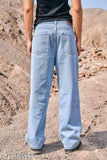 Aesthetic baggy sky blue denim jeans